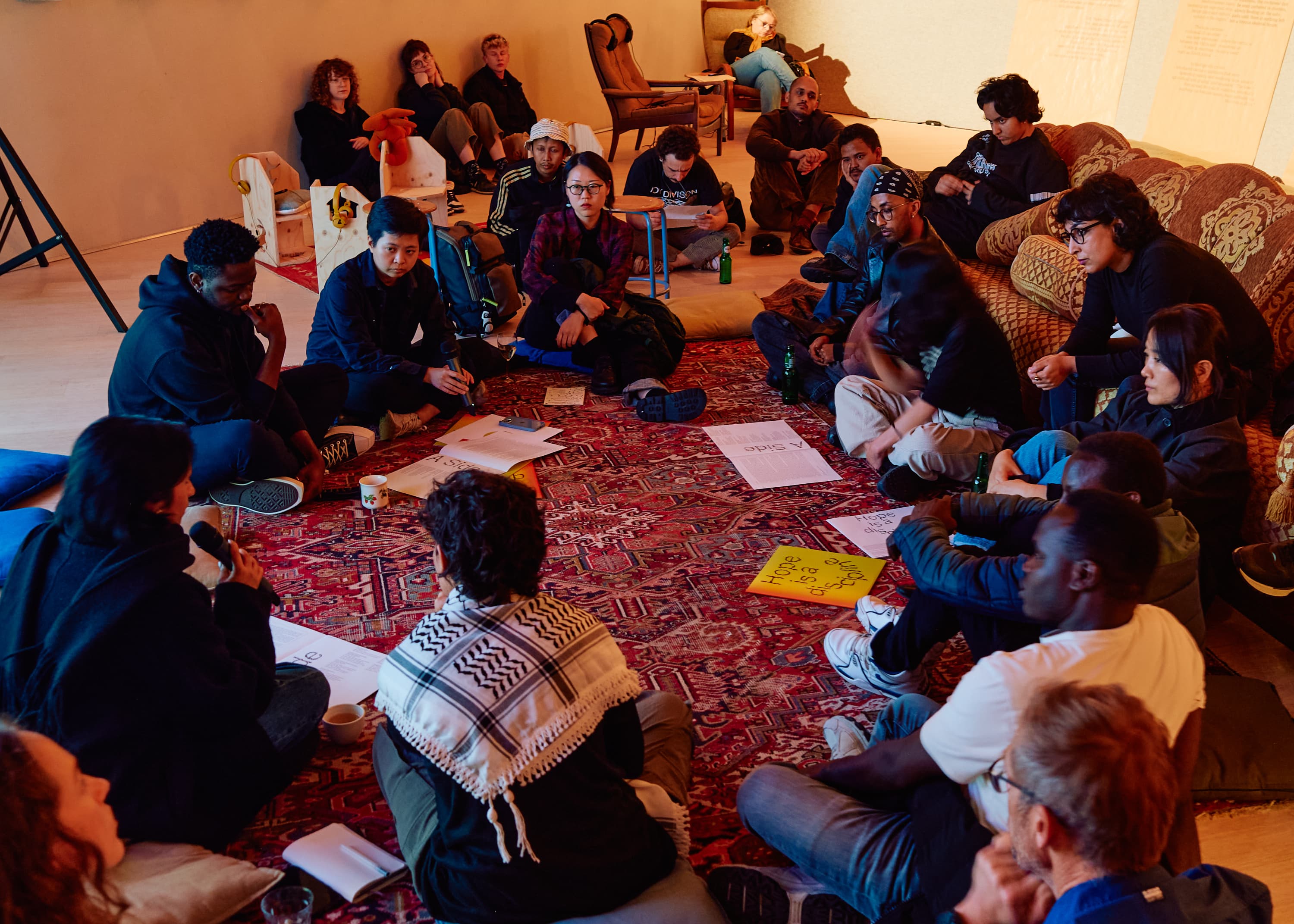 Vinyl launch 'Hope is a discipline'