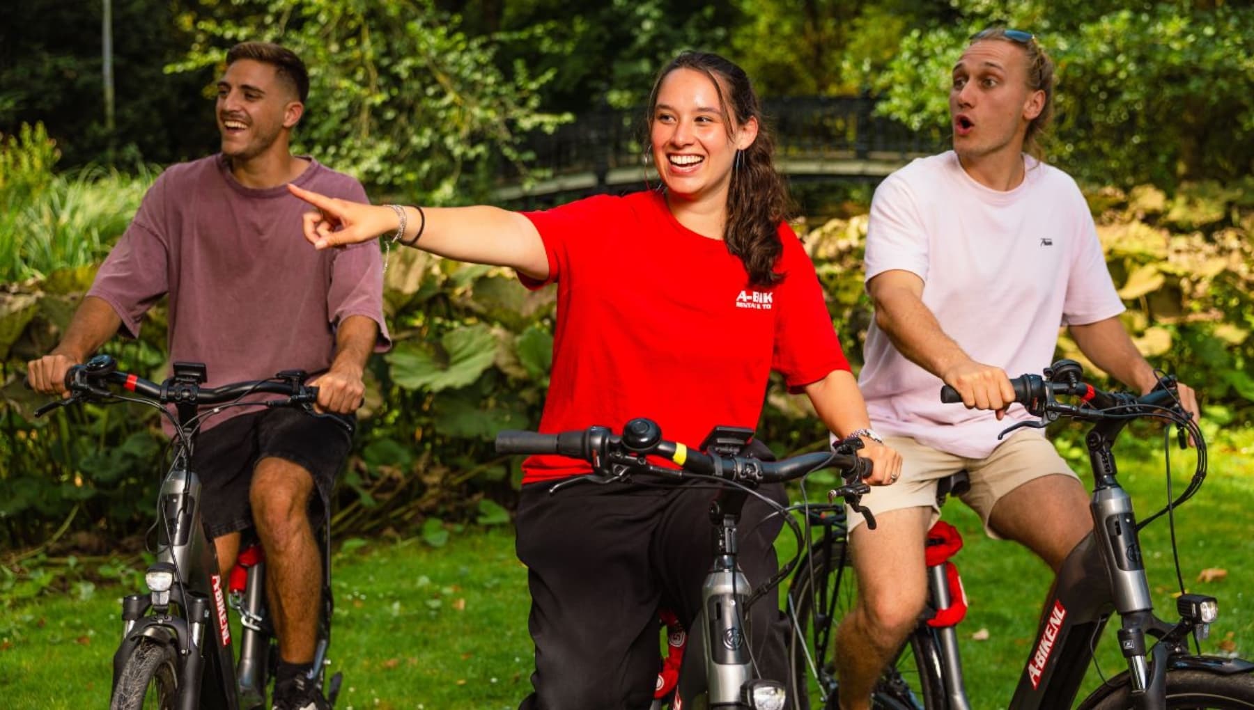 Private bike tour at Vondelpark