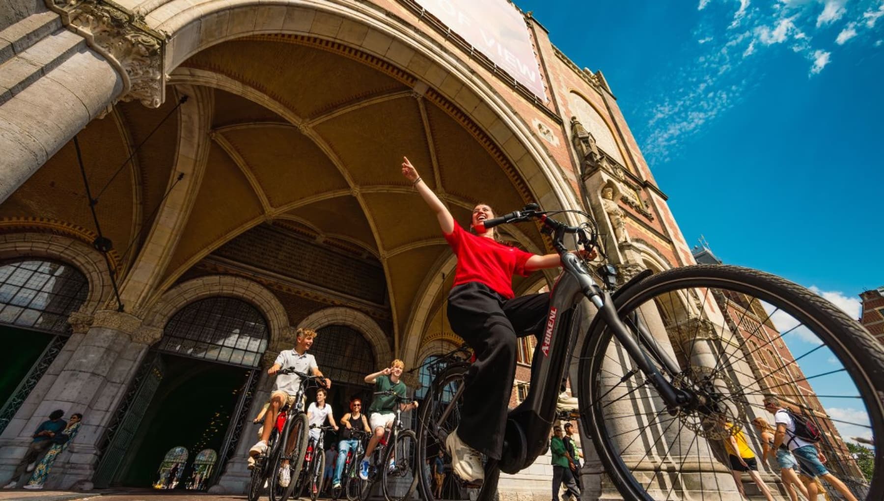 E-Bike sightseeing tour at Rijksmuseum