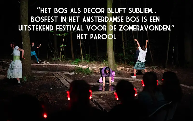 Bosfest quote Het Parool