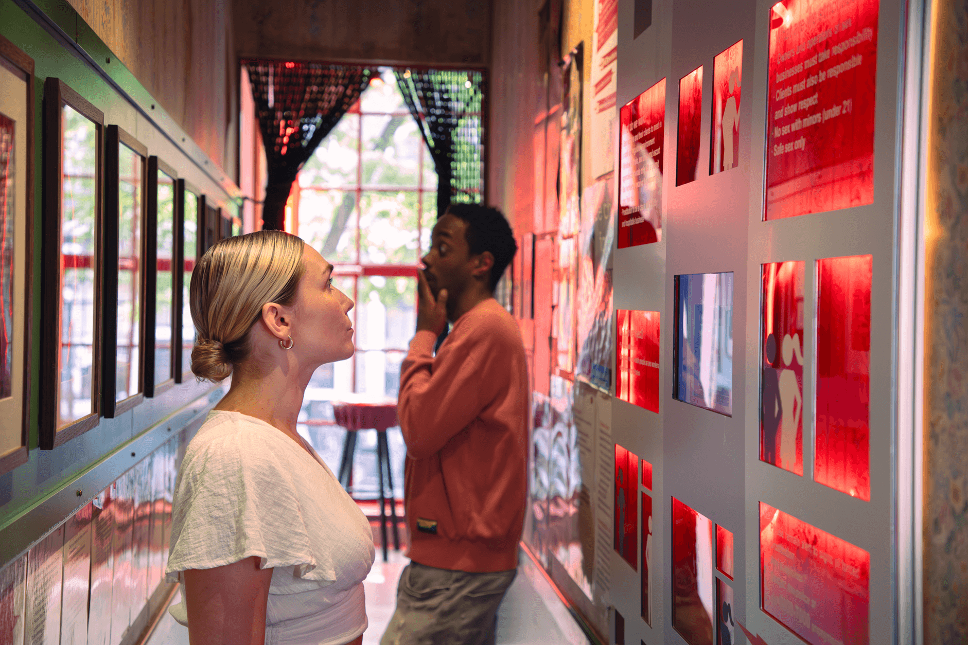 Couple visiting Red Light Secrets