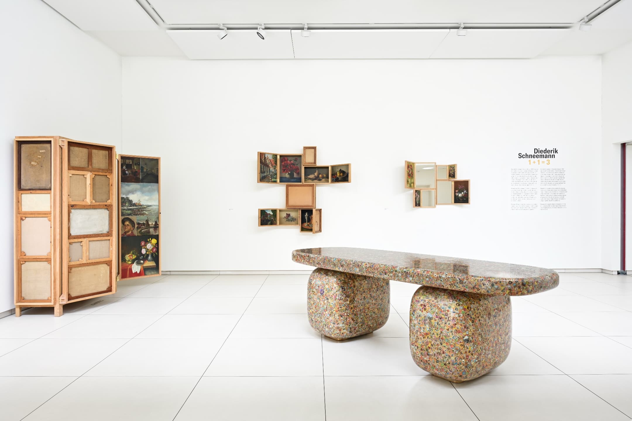 Tentoonstelling 'Diederik Schneemann 1 + 1 = 3', foto door Eddy Wenting