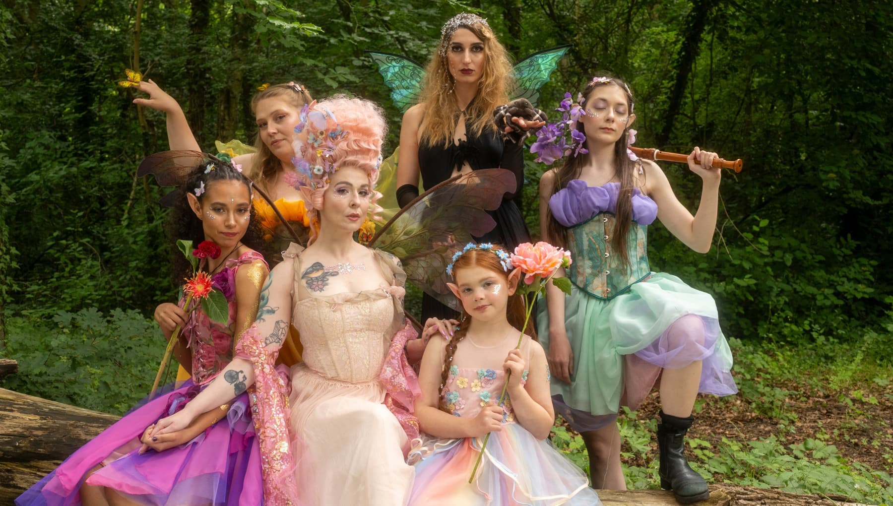 The Fairy Queen and fairies