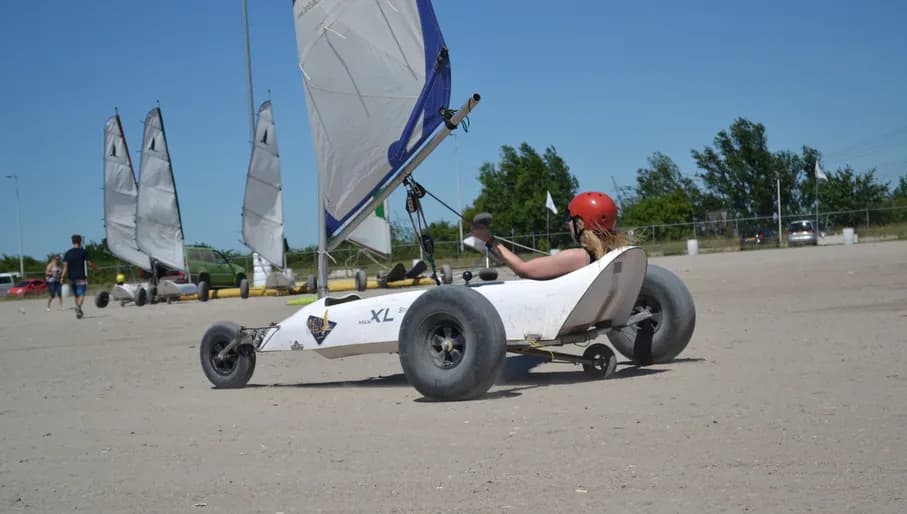 Wind n Wheels land sailing