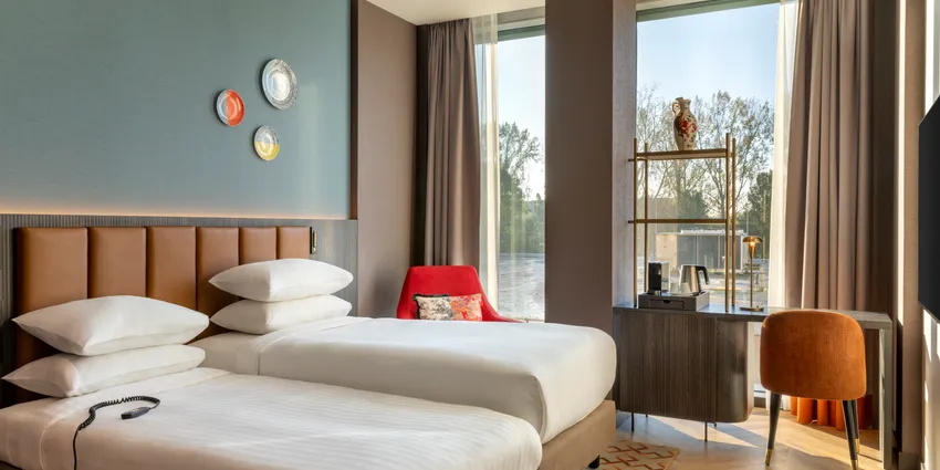 Hotel room at Corendon Amsterdam New-West, a Tribute Portfolio Hotel