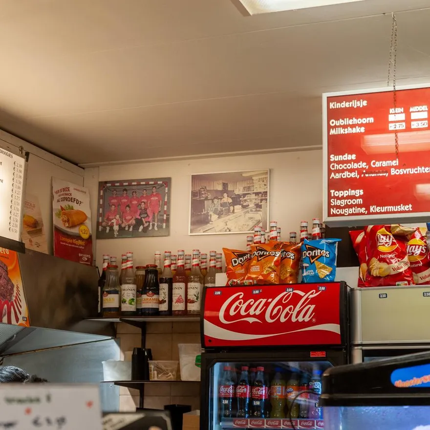 Interior of Snackbar Cafetaria Het Smikkelhoekje