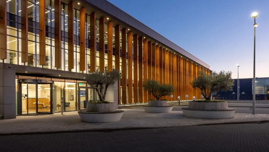 External view of Kite Pharma EU B.V. office building in Amsterdam