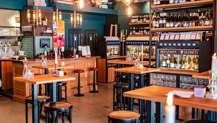 Rayleigh & Ramsay wine bar interior