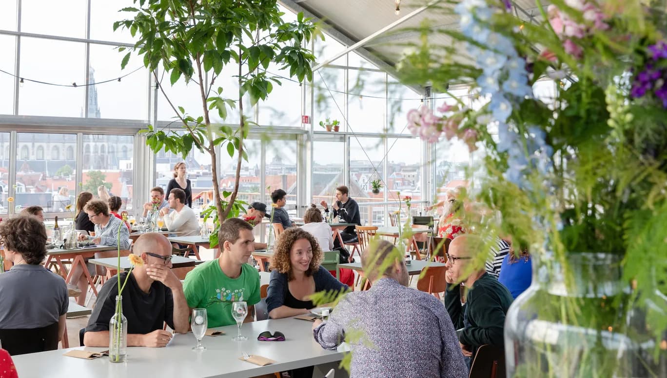 De Dakkas roof terrace restaurant Haarlem