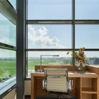 Hotel room interior of Hyatt Place Amsterdam Airport