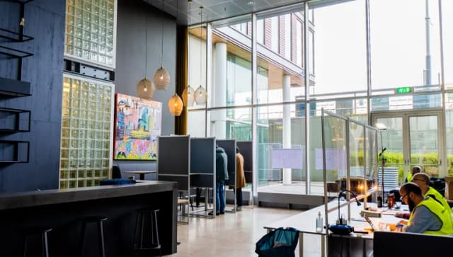 March 15th 2023 - Election day in Amsterdam. People voting