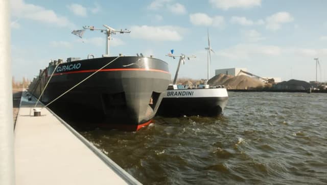 shipping vessels at the port