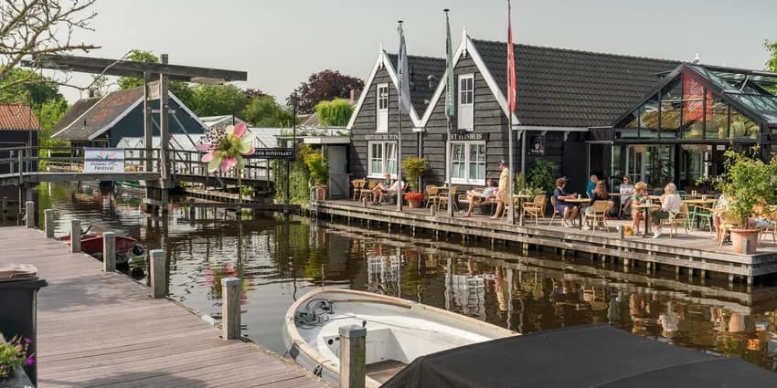 Historical garden of Aalsmeer.