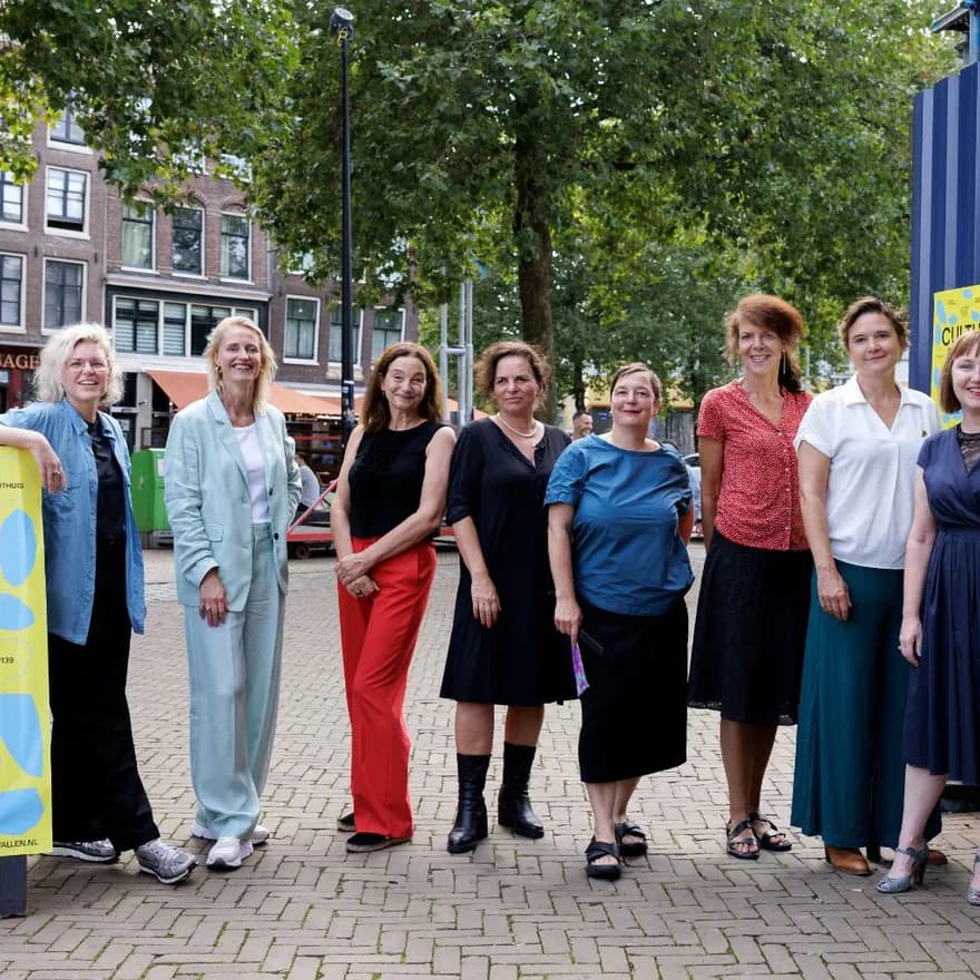 Foto van de initiatiefnemers. Verkregen via de Persmap van de Culturele Wallen.