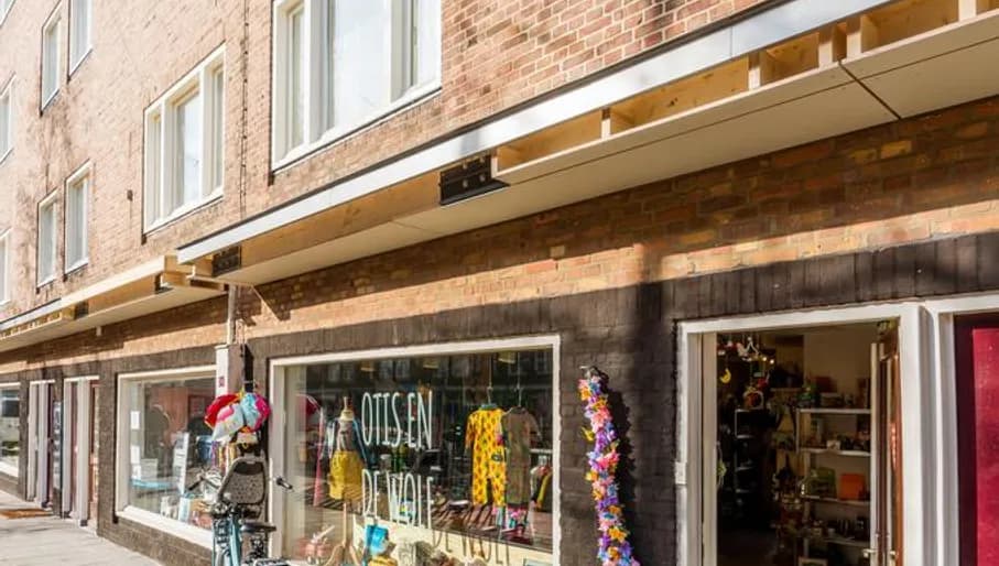 Outside Otis & de Wolf West