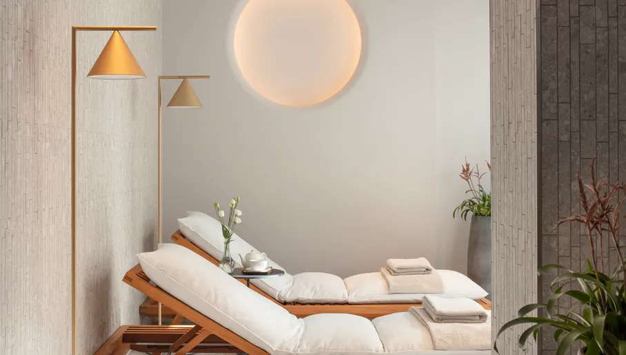 Spa relaxation area at Anantara Grand Hotel Krasnapolsky.