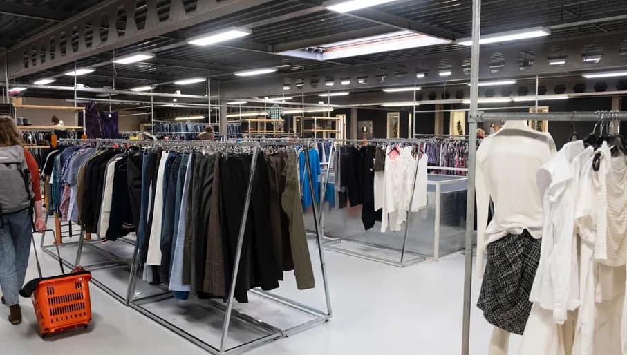 De Lokatie thrift shop interior