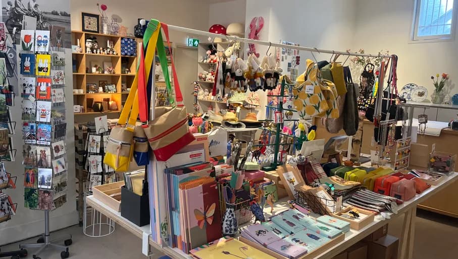 Products on display in interior of Spiegel design store