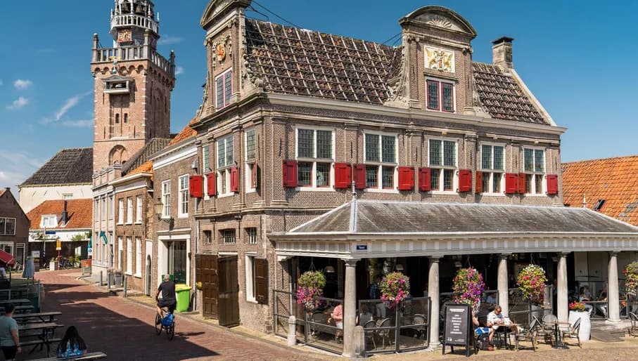 The historic weigh house of Monnickendam.