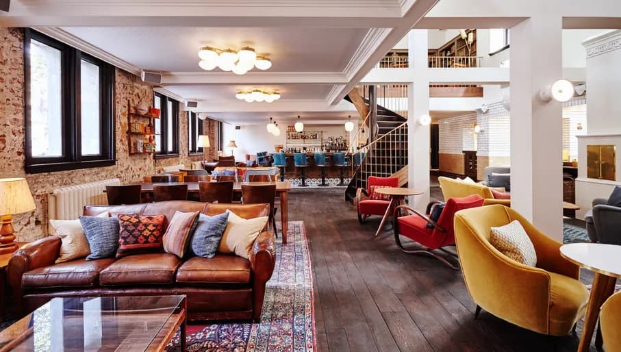 The Hoxton hotel lobby interior