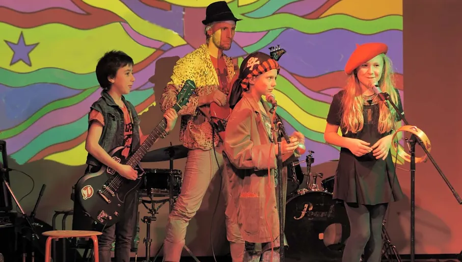 OCCII kids playing live music