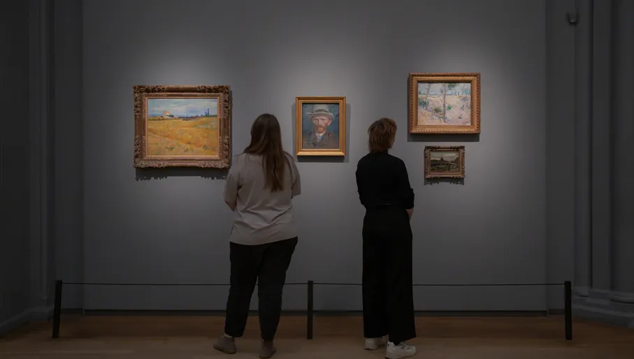 Nederlandm Amsterdam, 26-03-2024
Installatie Van Goghs in het Rijkmuseum in Amsterdam.