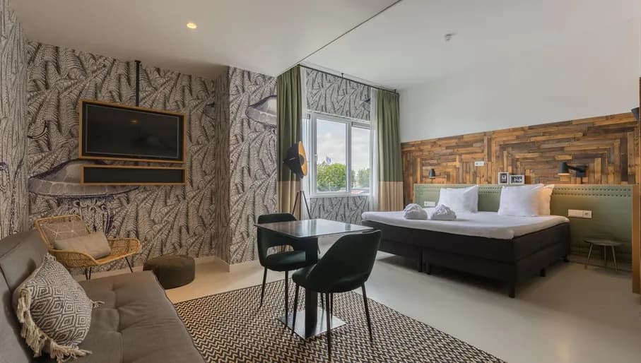 interior of hotel room