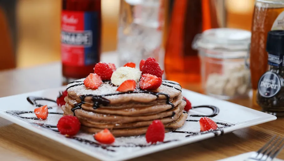 The Breakfast Club signature pancakes