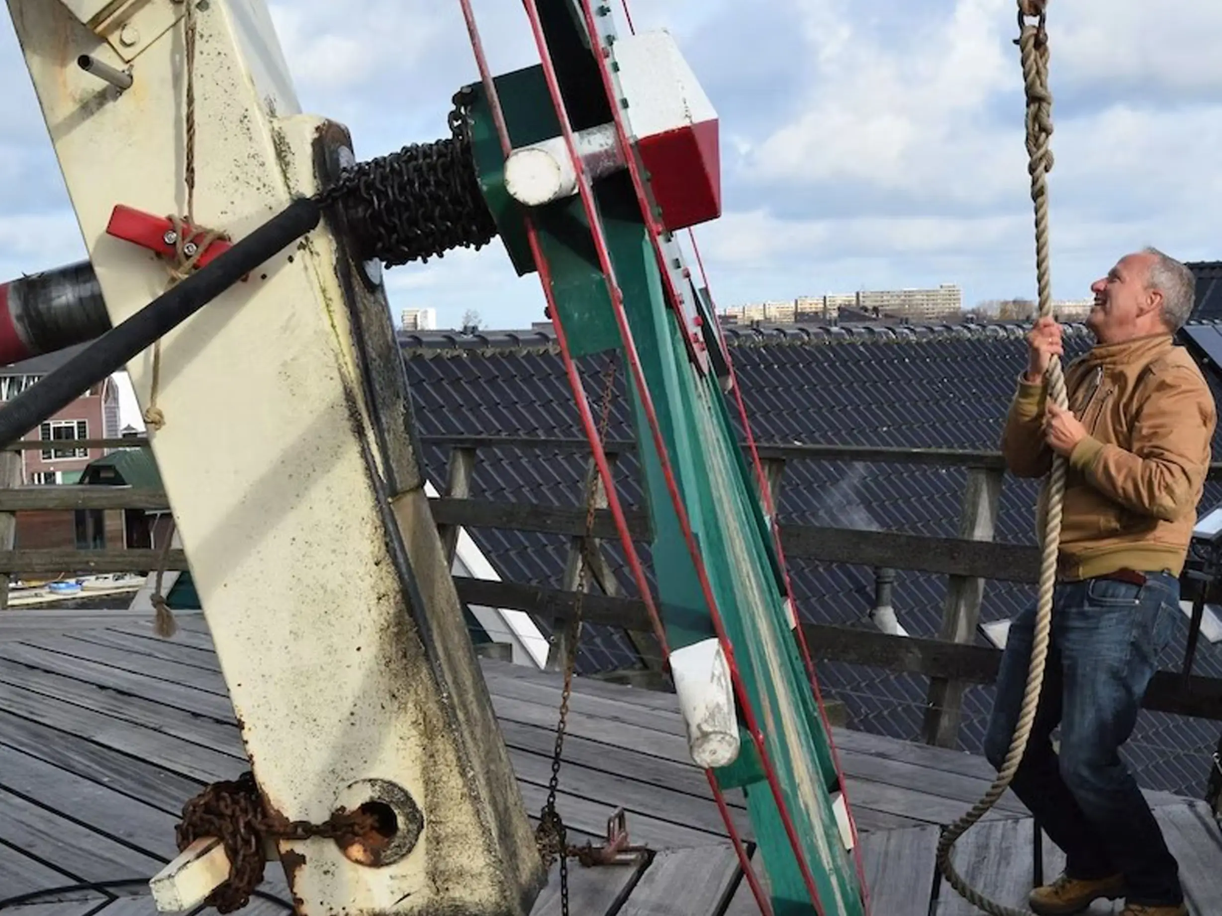 Molenaar aan de 'vang'