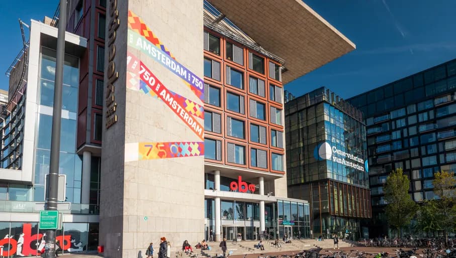 OBA Oosterdok | Amsterdam 750 city dressing