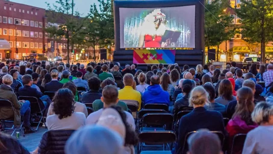 Open Air Cinema at Mercatorplein for Pride