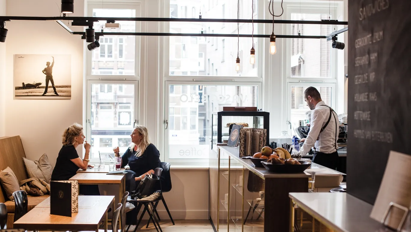 Vascobelo café interior Scheltema