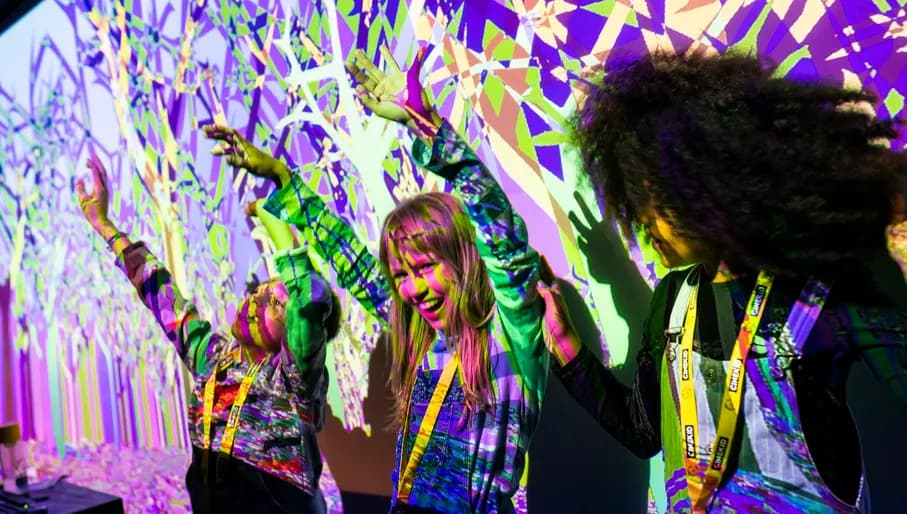 Kids at Cinekid childrens film festival