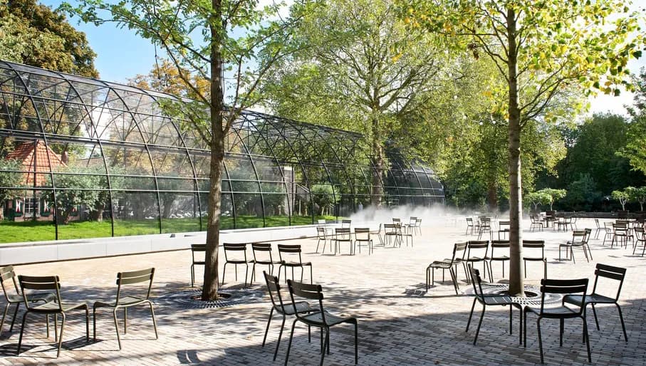 Artis, artisplein, plantage, polder