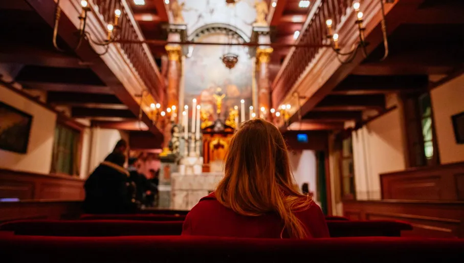 Ons Lieve Heer op Solder our lord in the attic museum church during Museumnacht 2018