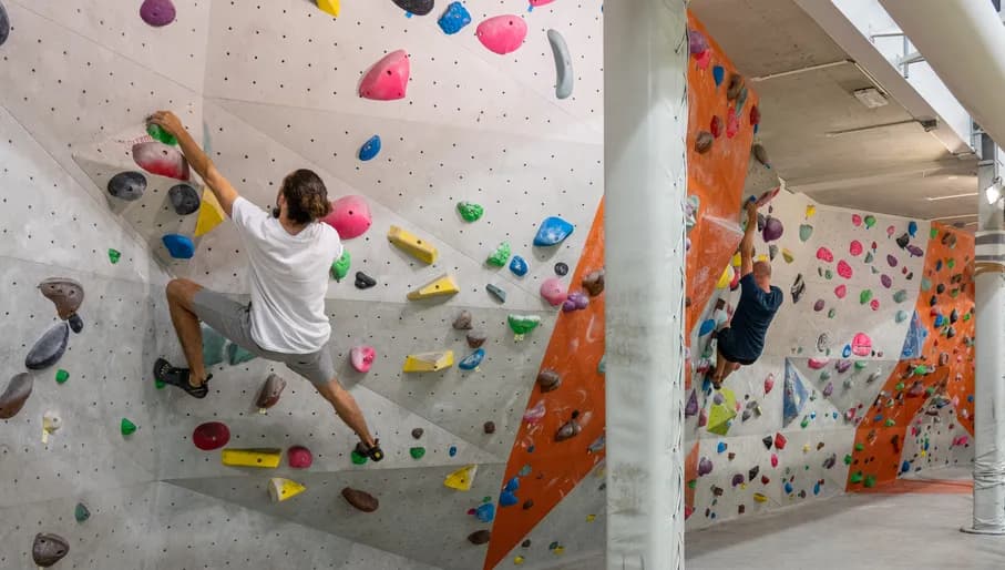 People bouldering