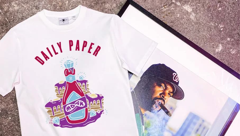 Moak pancakes merchandise with Daily Paper
