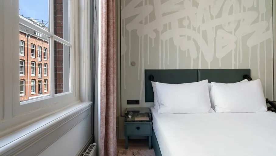 The College Hotel bedroom interior