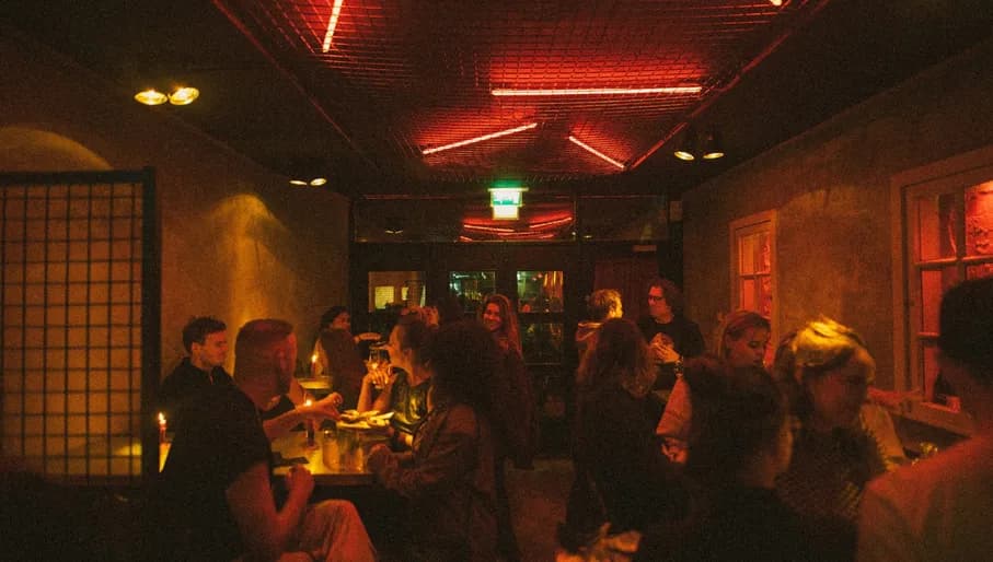 Sins of Sal people having dinner