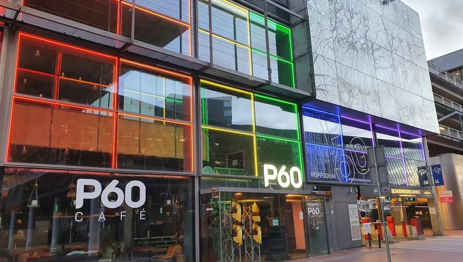 p60 gig venue Amstelveen interior and exterior