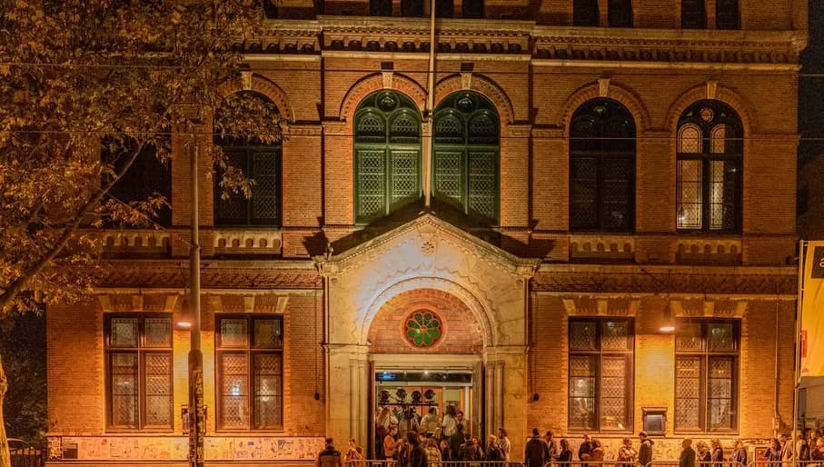 People in line for Paradiso during Amsterdam Dance Event (ADE) 2022.
