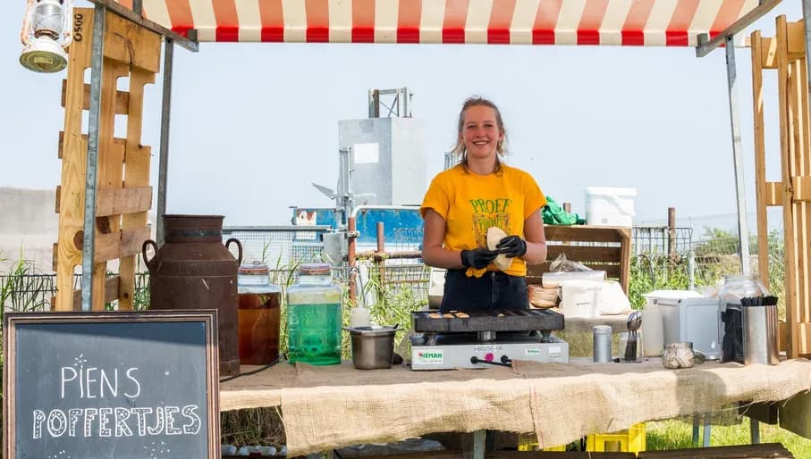 Proef Pampus bij Fort Pampus